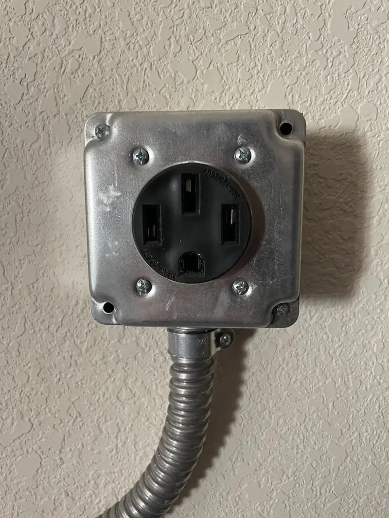 NEMA 14-50 outlet installed for Smart Home Electrical in Kiskiminetas